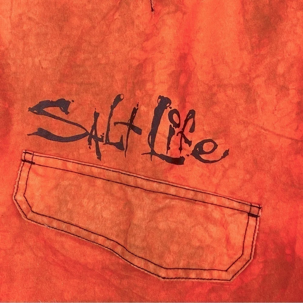 Salt Life Orange Ombré SLX QD Angular Board Shorts Size 30